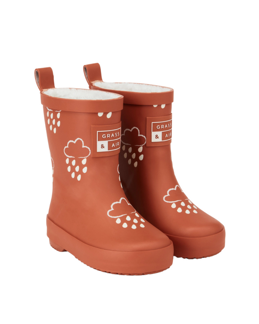 The Colour Changing Wellies - Rust.